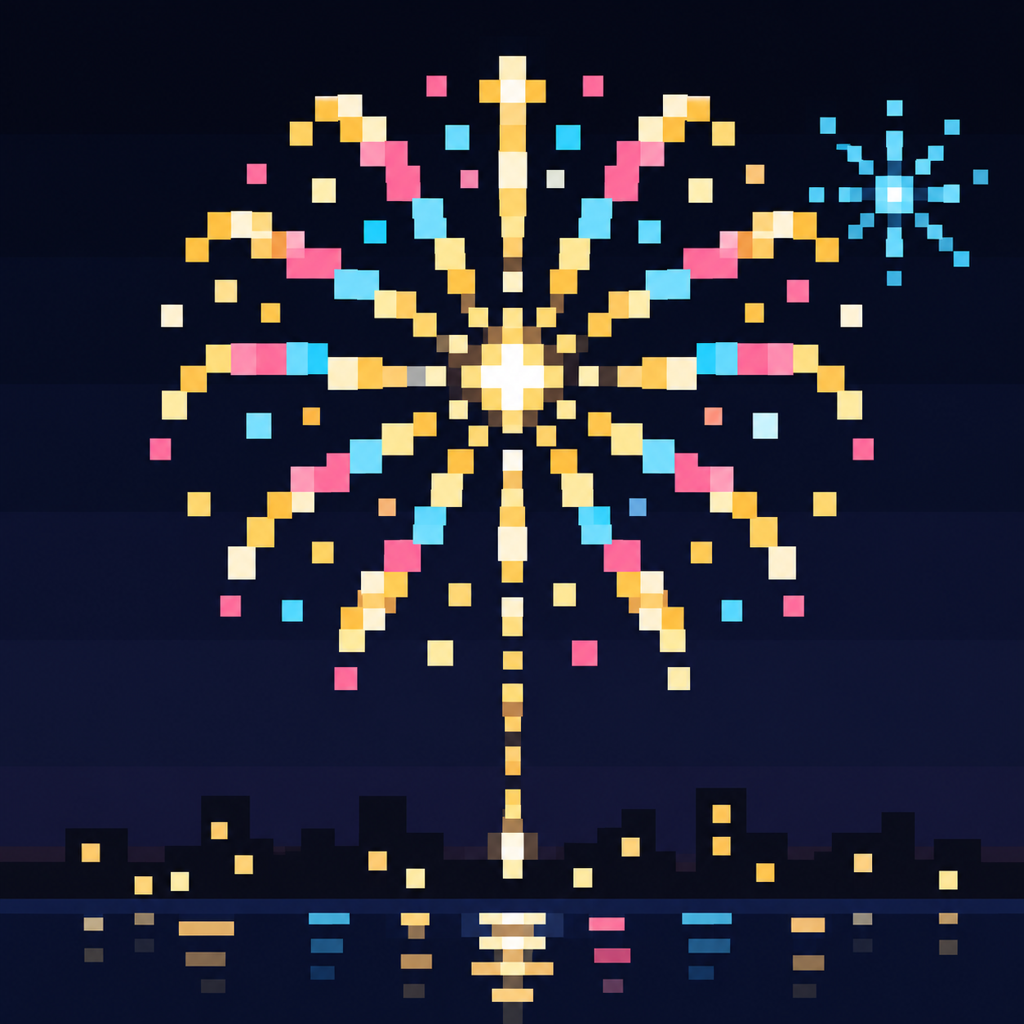 Night Bloom fireworks icon
